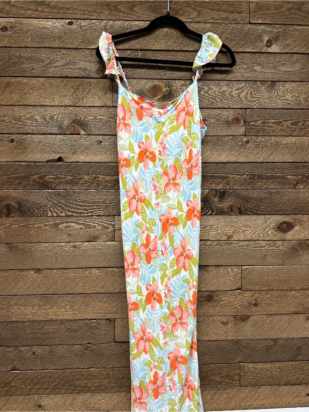 🌺 Roxy Sur La Plage “Daydreamer” Floral Maxi Dress Cover-Up | NWT | Medium 🌺 - Picture 7 of 11